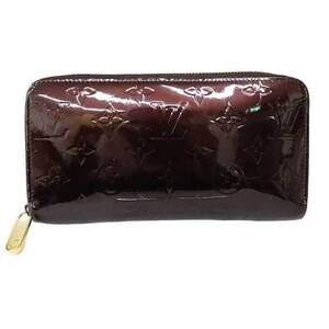 Louis Vuitton Zippy Wallet Amaranth Purple Patent Bordeaux Long